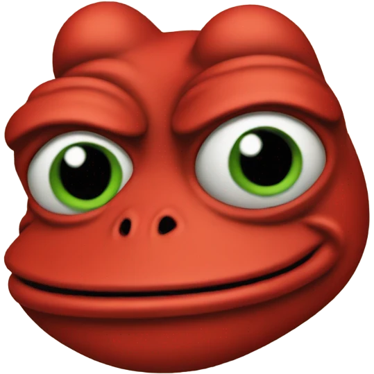 red pepe frog emoji