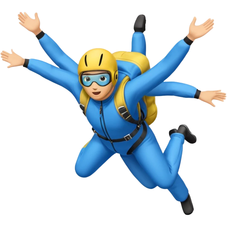 sky diving equipment emoji