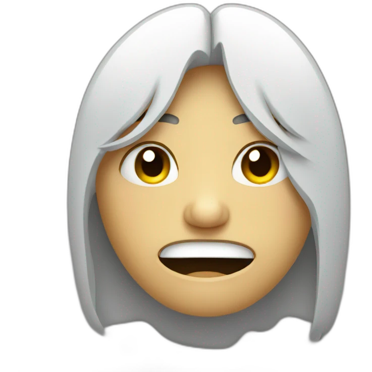 Crying person emoji
