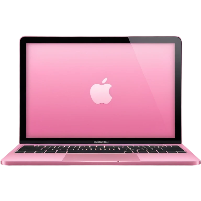 pink macbook emoji