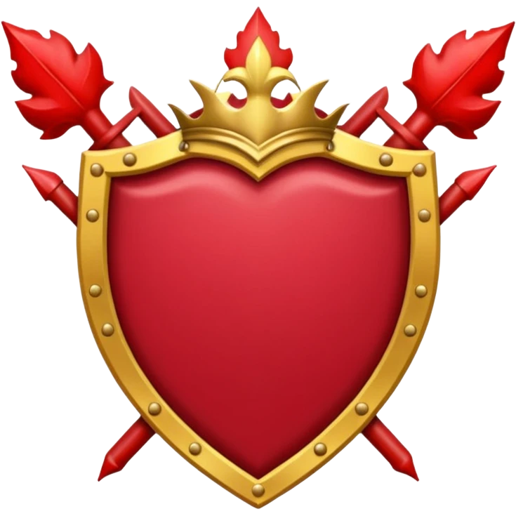 brasão rosa de sangue vermelha emoji