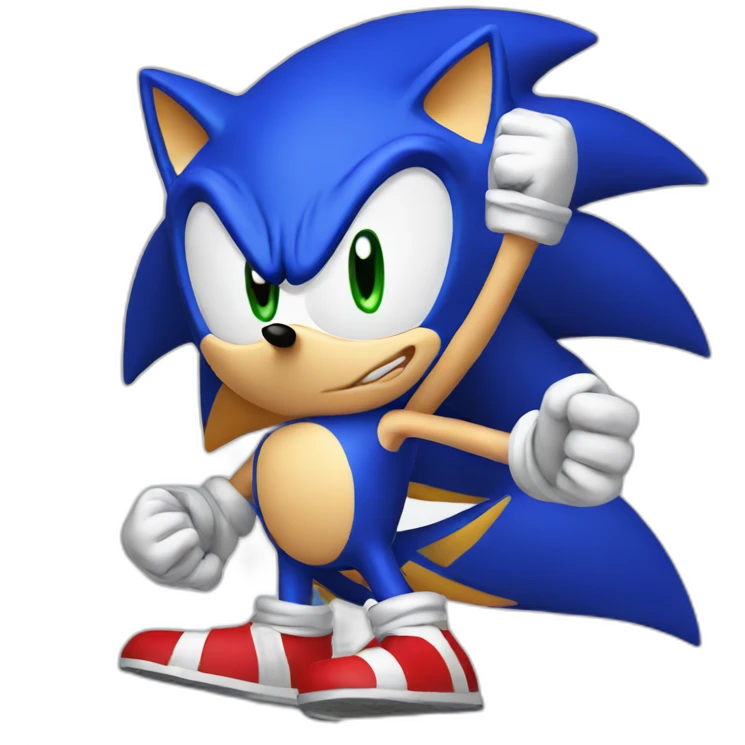 sonic face emoji