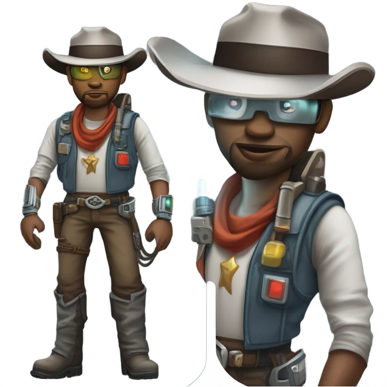 Space cowboy  emoji