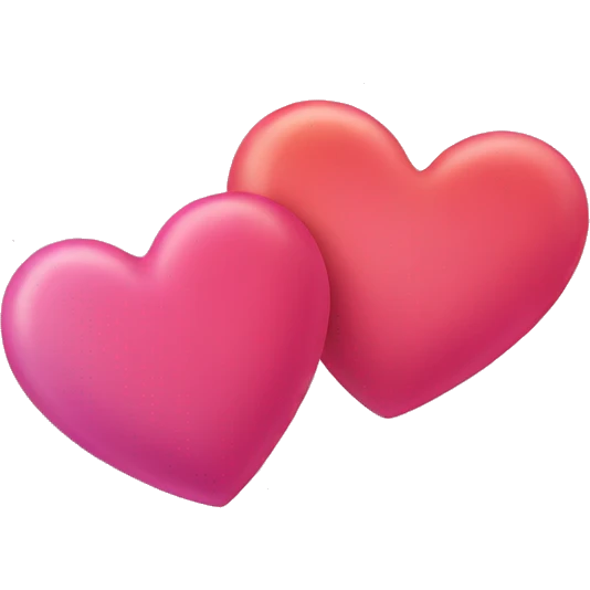 Love hearts emoji
