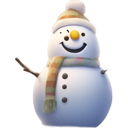 Bright snowy Christmas  emoji