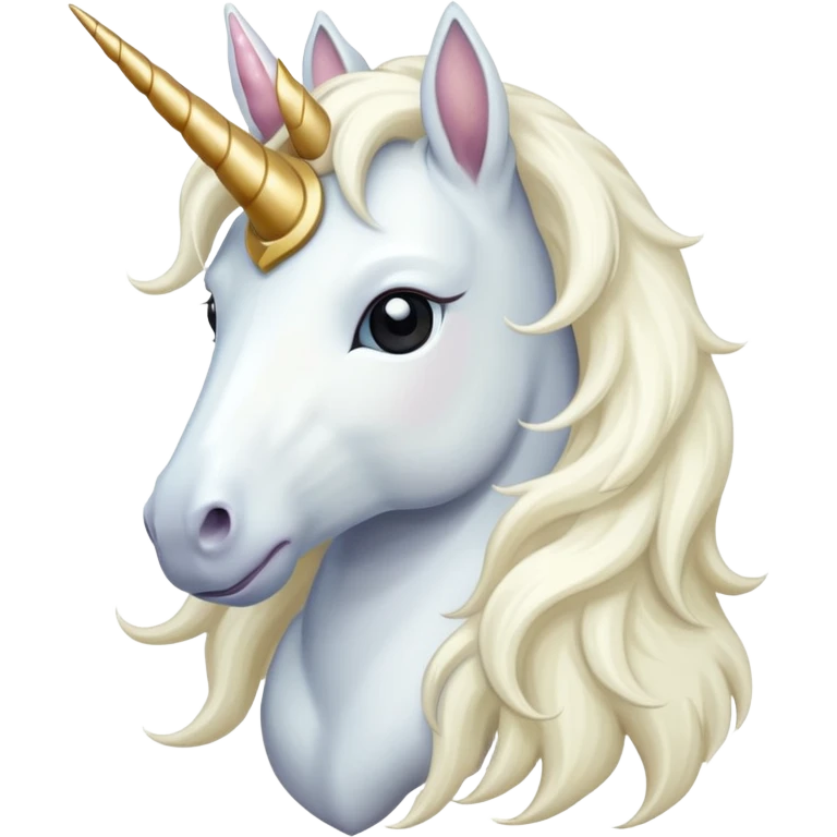 Unicornio palido emoji