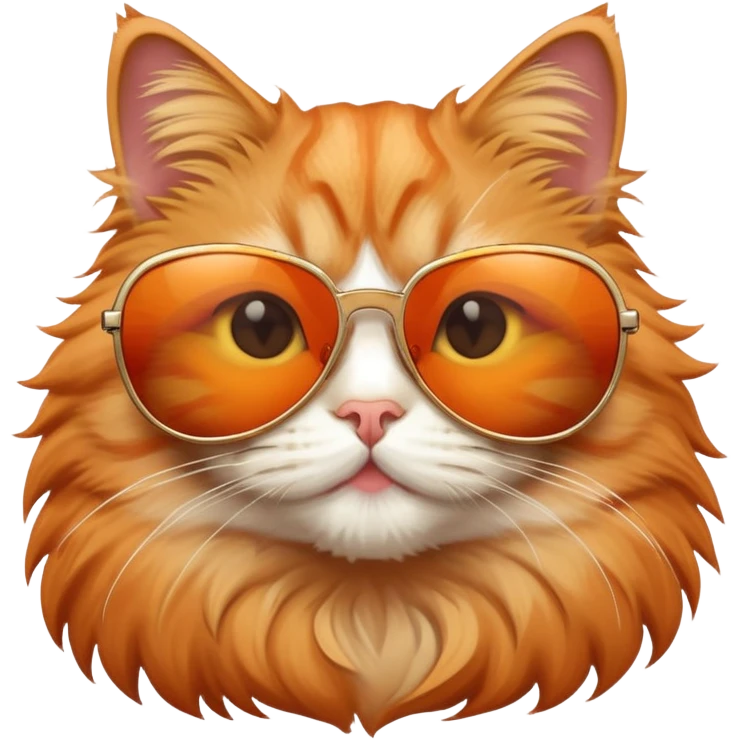 ridiculous cat with sunglasses emoji