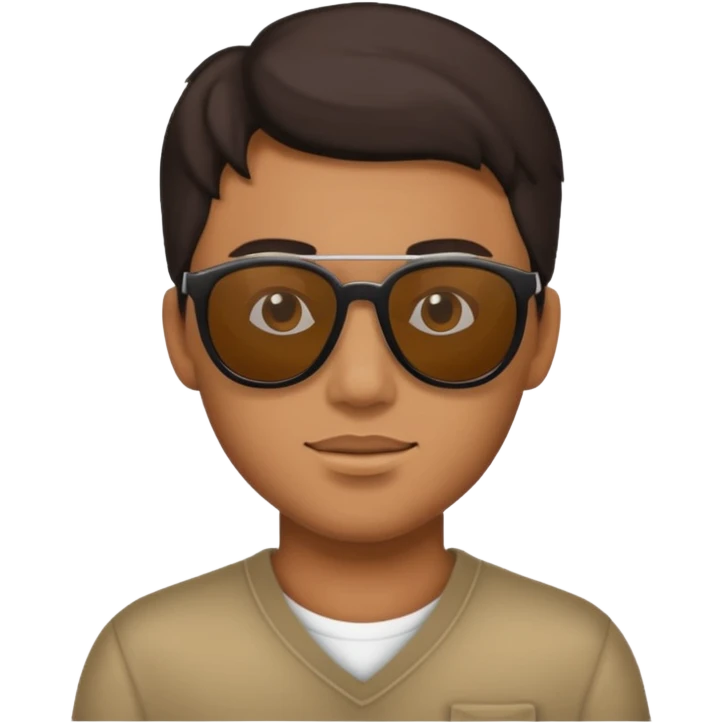 Micah wearing sunglasses emoji