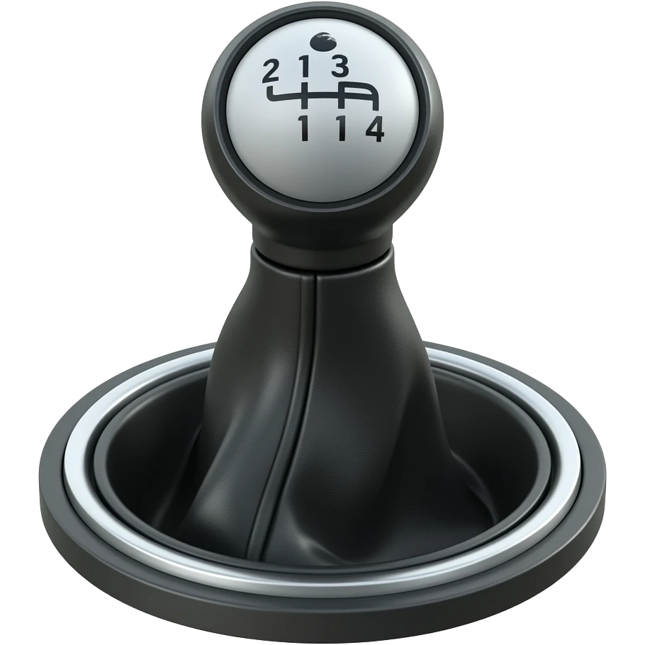 Mini Cooper manual transmission gear shift emoji