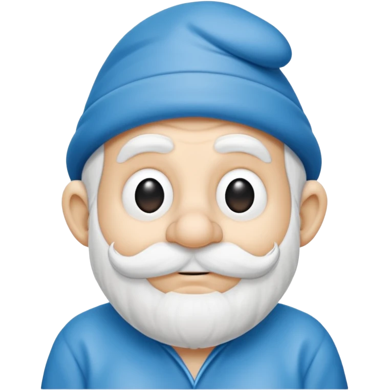 grandfather smurf  emoji