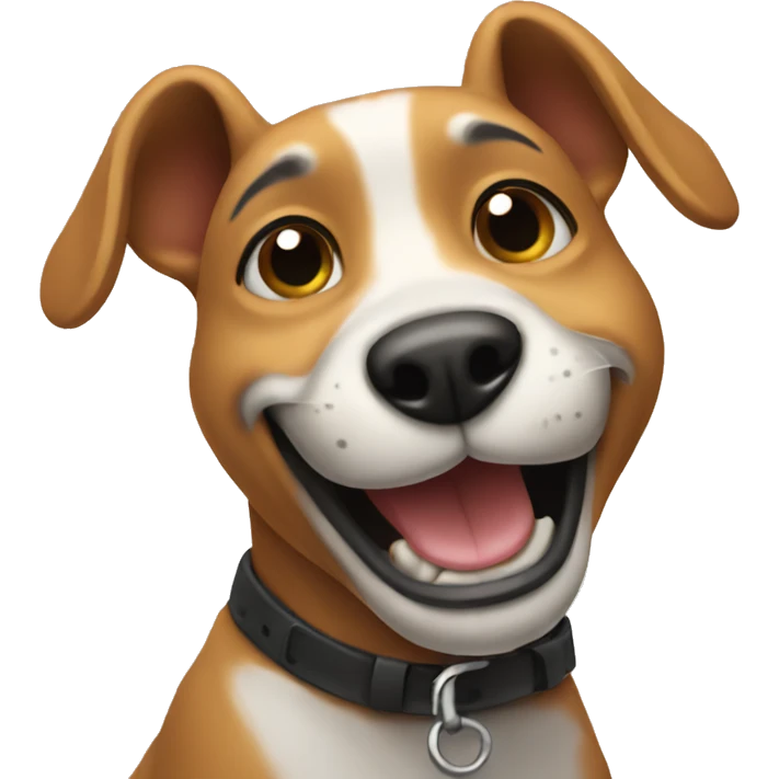 Dancing dog emoji