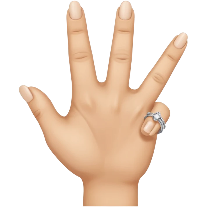 hand with middle finger and ring finger crossed emoji