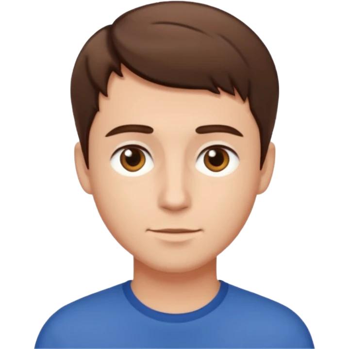 man with short hair  emoji