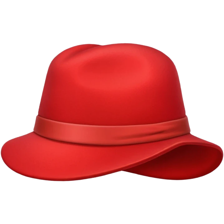  A only red hat emoji