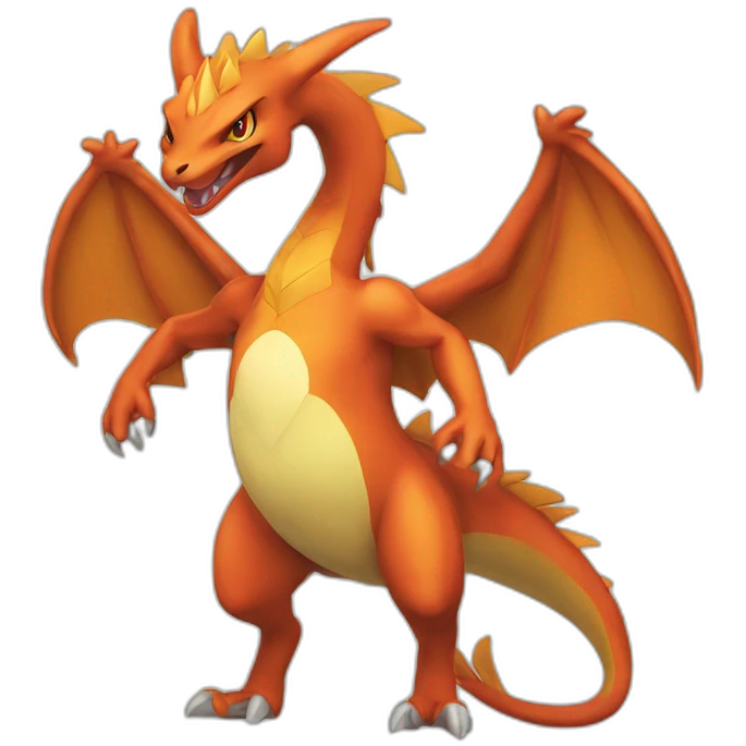 Dracofeu Pokémon emoji
