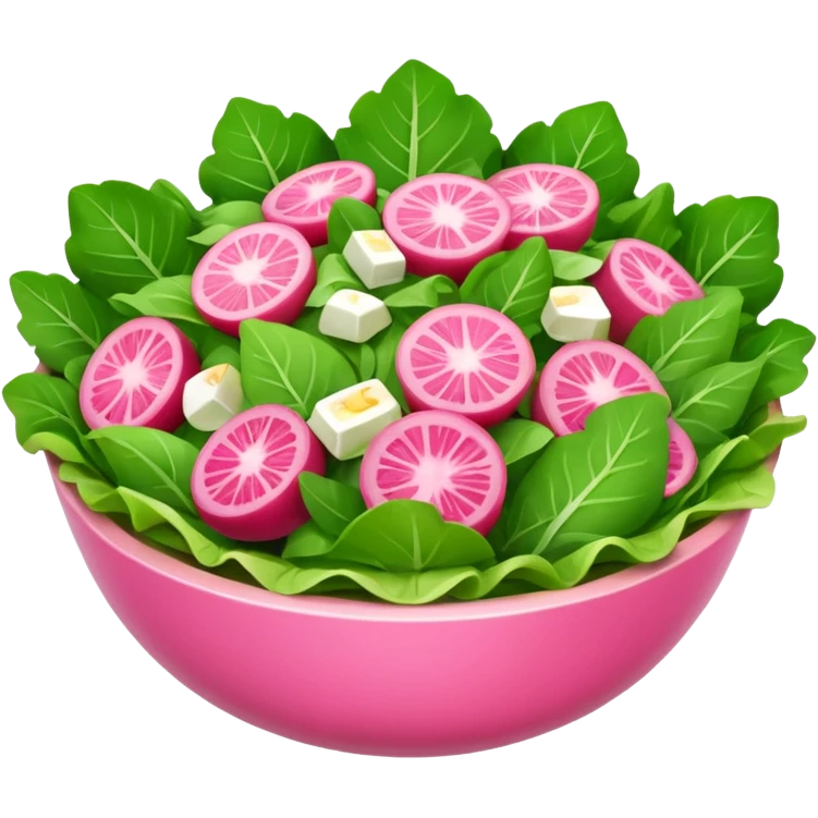 Salad pink emoji