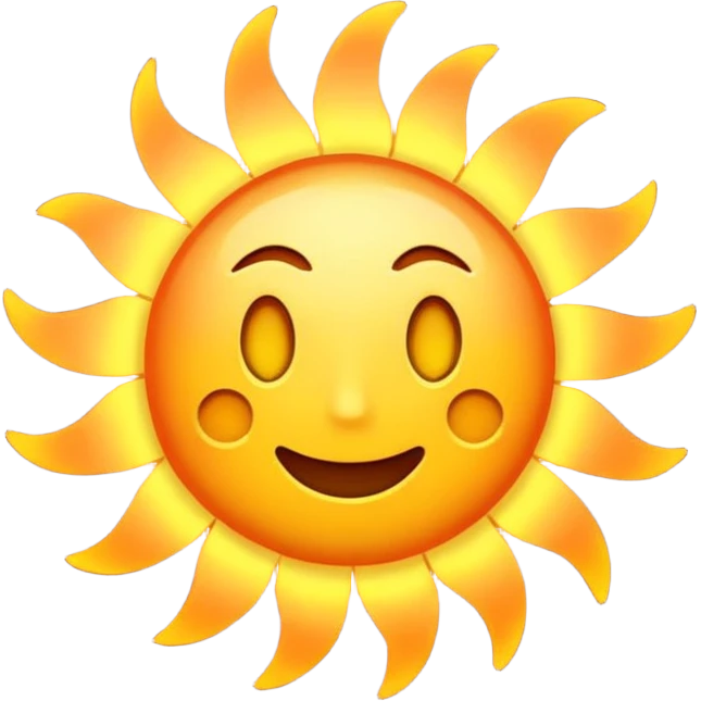 M with a C behind it and special effects emoji