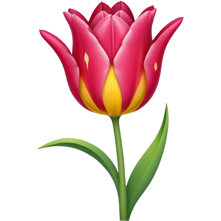 Tulip dotted art small size emoji