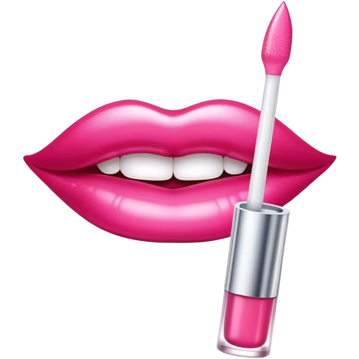 lip gloss emoji