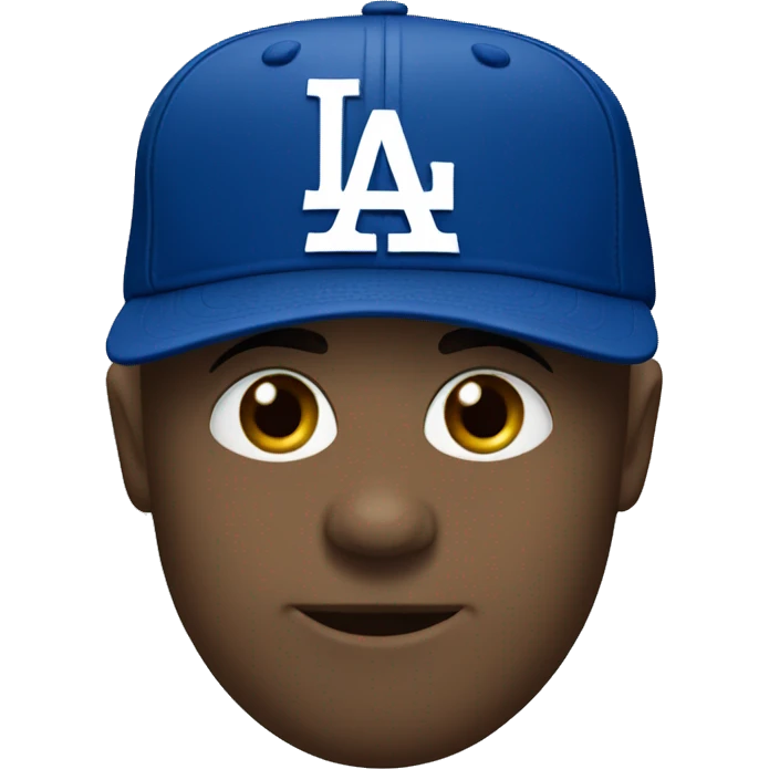 LA dodger cap emoji