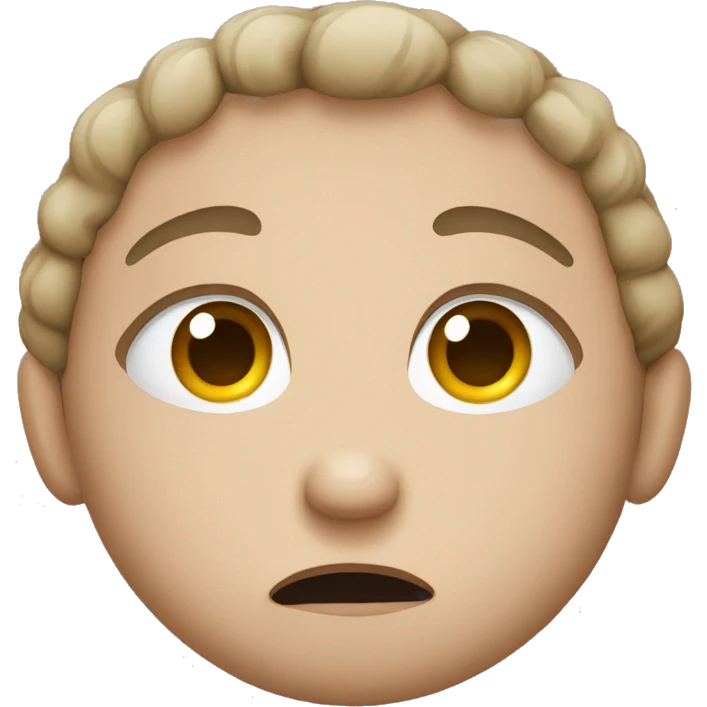 Cute pleading face  emoji