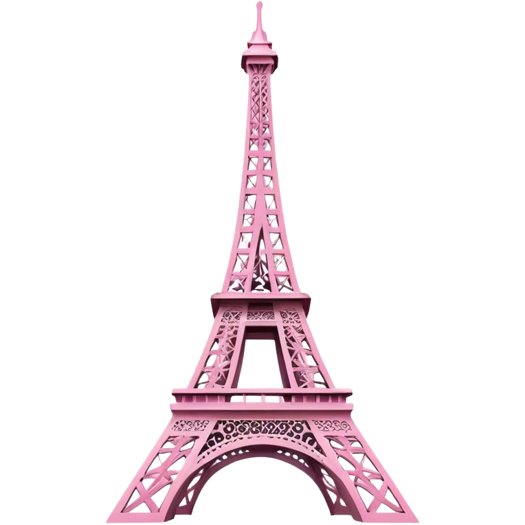 Pink Eiffel Tower emoji