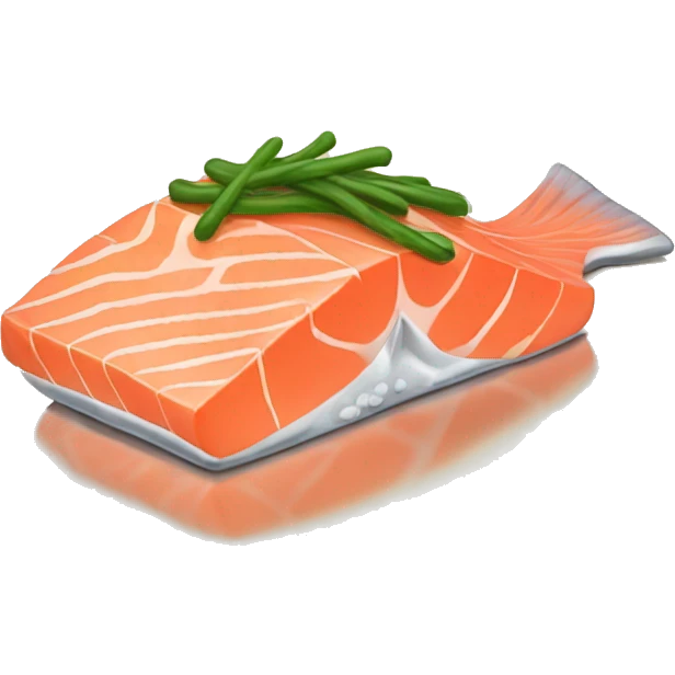 Cooked salmon emoji