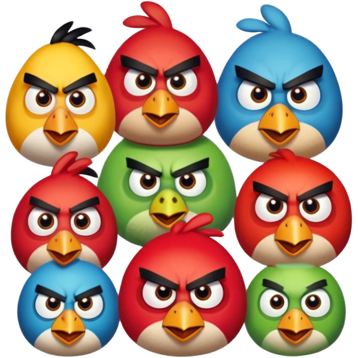 Angry birds r emoji