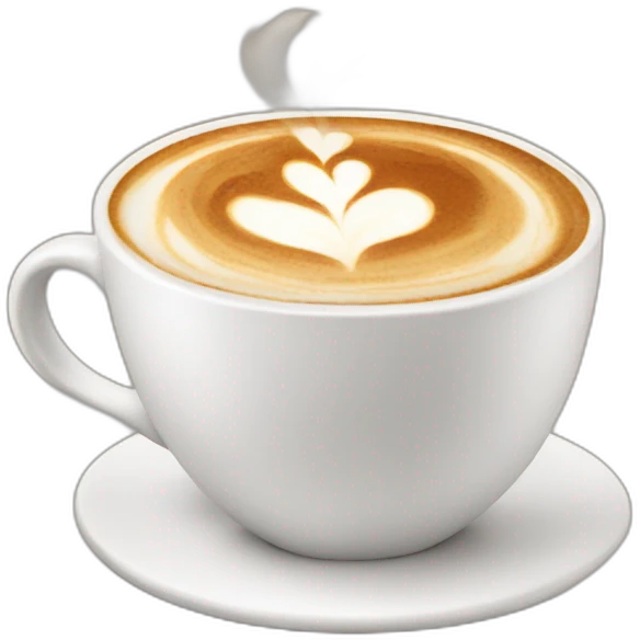 Running cappuccino emoji