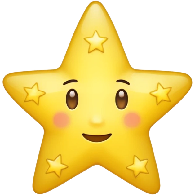 Star twinkle no eyes  emoji