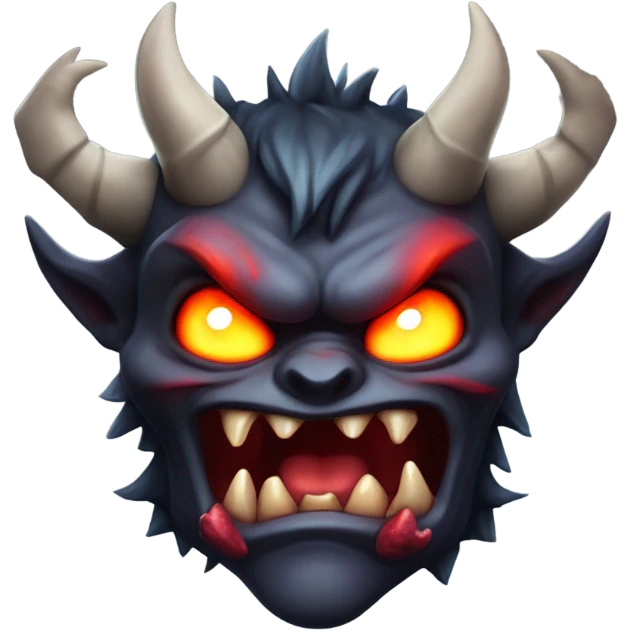 A very scary demon  emoji
