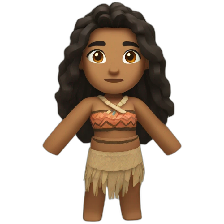 moana in minecraft emoji
