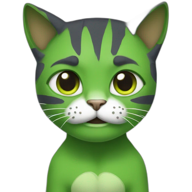 cat in a hulk costume emoji