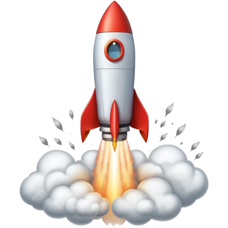 launching a rocket emoji