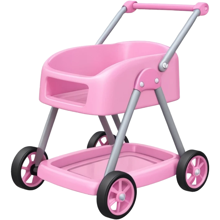 pink baby walker emoji