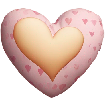 Cushion for Valentine's Day emoji