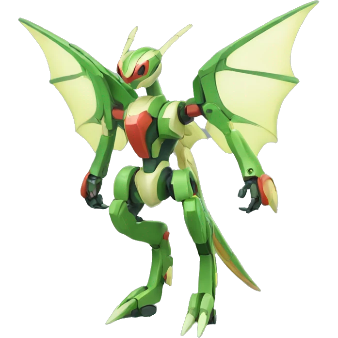 Mechanical Flygon-dragon-Bisharp-Medabot-Mecha full body emoji