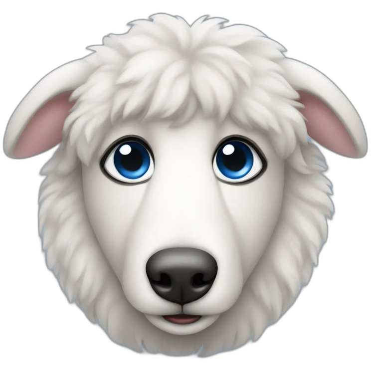 Australian sheeper blue eye emoji