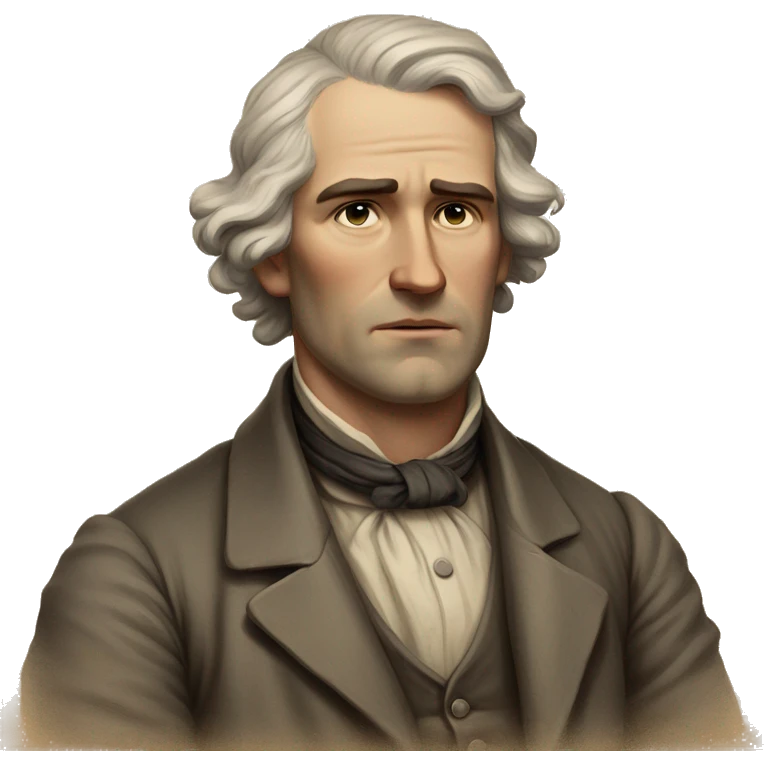 sad, handsome white man, 1800s, farmer, no mustache emoji