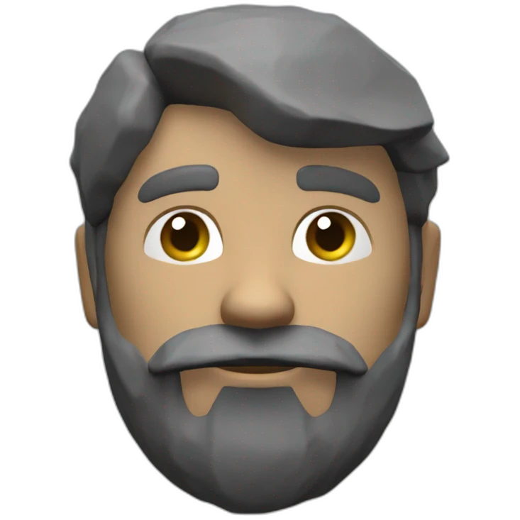 3d low poly random model emoji