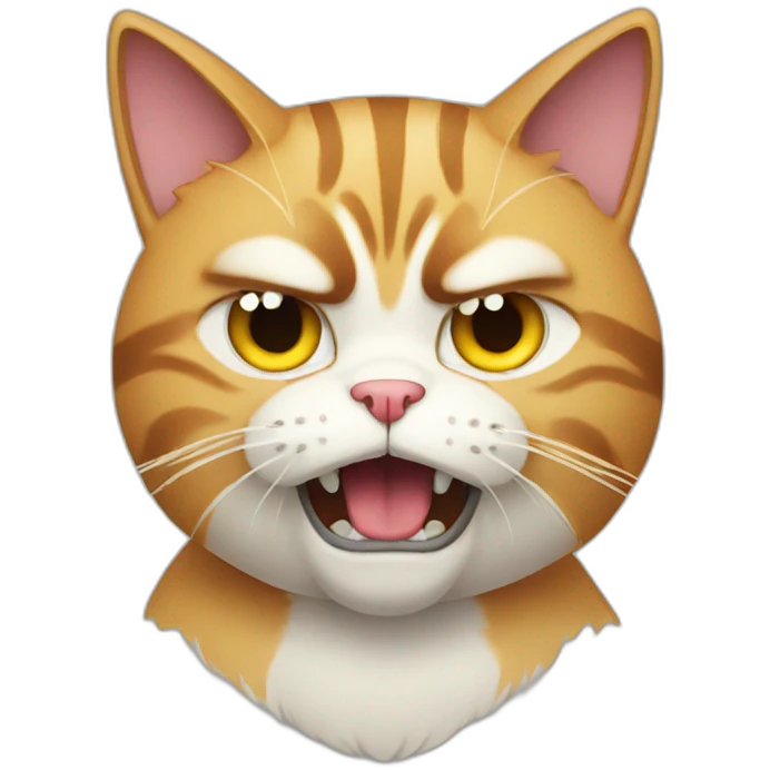 Cat angry emoji