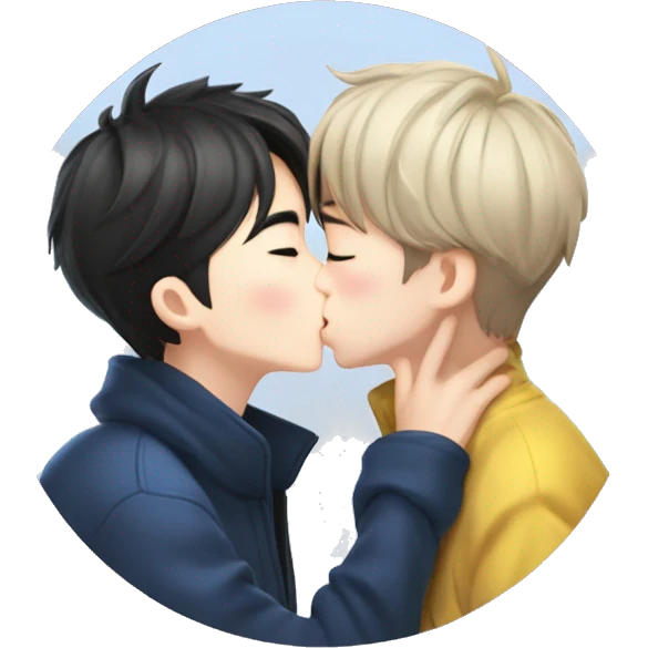 Xiao Zhan kissing Wang Yibo emoji