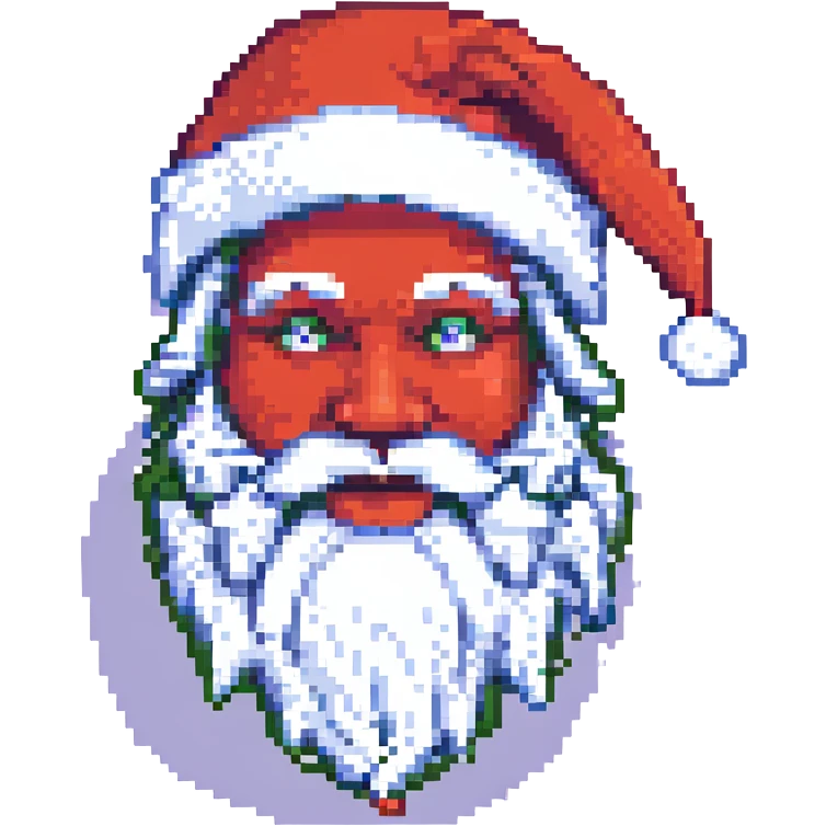 Santa Claus face emoji