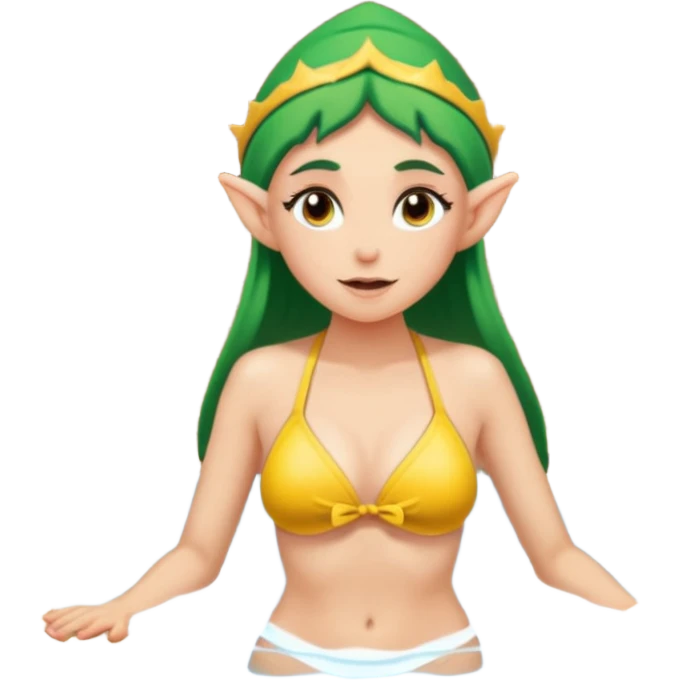 🧝🏻‍♀️👙🧖🏻‍♀️👙 emoji