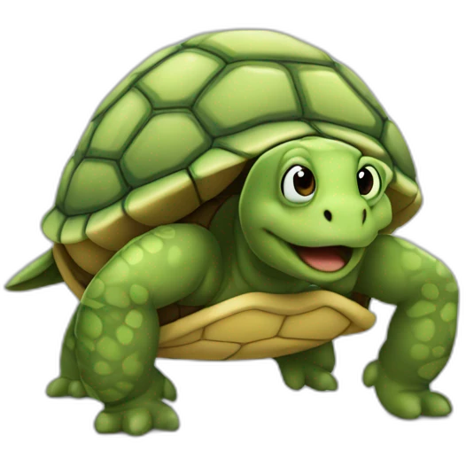 Tortue qui twerk emoji