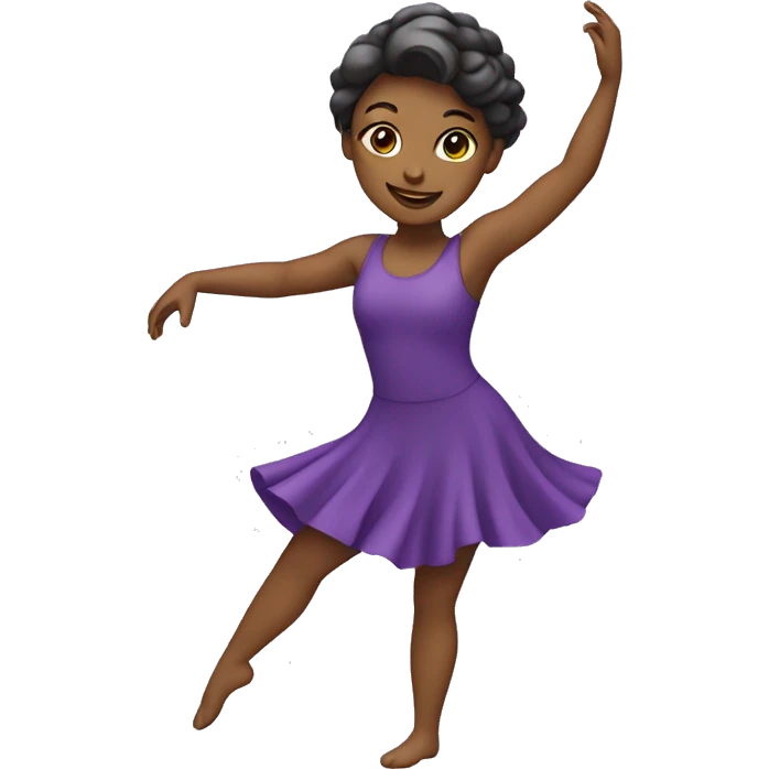 Dancing girl in purple  emoji