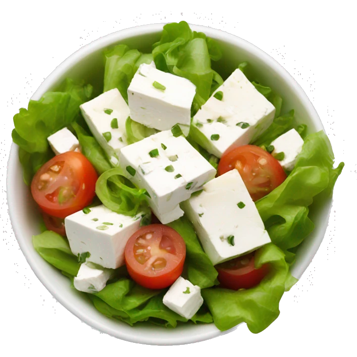 Feta cheese salad  emoji