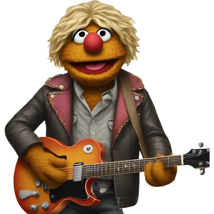 Muppets Animal rock band frontman emoji