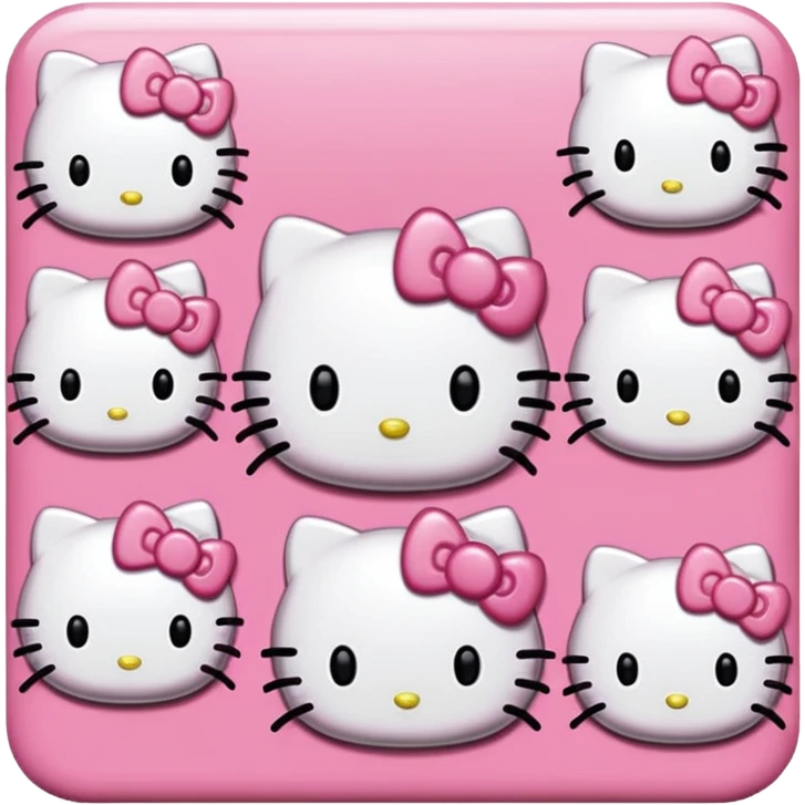 hello kitty stickers emoji