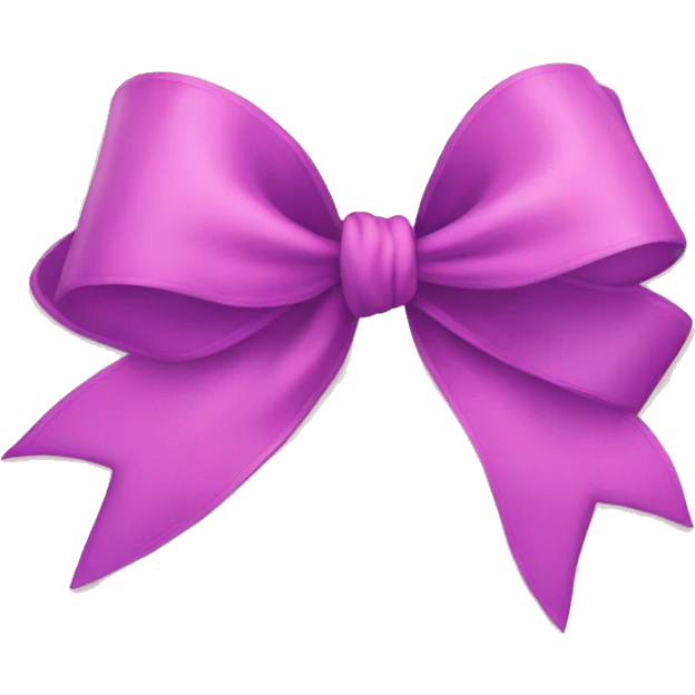 Coquette bow emoji